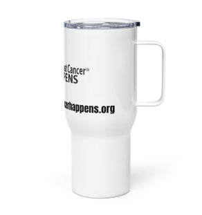 Travel mug with a handle